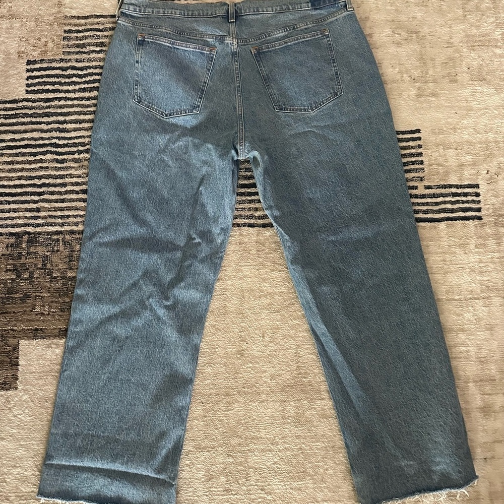 Abercrombie & Fitch Curve Love Low Rise Baggy Jean